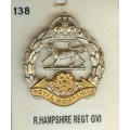 cb 138 royal hampshire regiment gv1