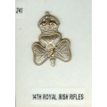 CB 241 - 14th Royal Irish Rifles CB 241 - 14th Royal Irish Rifles