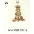 cb 027 royal pioneer corps