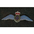 SH 501 RAF Wings Blue on white metal EIIR