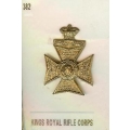 CB 382 - Kings Royal Rifle Corps CB 382 - Kings Royal Rifle Corps