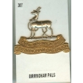 CB 307 - Birmingham pals 1st, 2nd & 3rd battalions