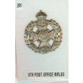 CB 291 - 8th Post Office Rifles CB 291 - 8th Post Office Rifles