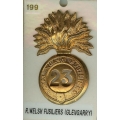 CB 199 - 23rd Royal Welsh Fusiliers (glengarry) CB 199 - 23rd Royal Welsh Fusiliers (glengarry)