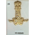 CB 235 - 11th Hussars (sleeve badge) CB 235 - 11th Hussars (sleeve badge)