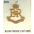 CB 205 - Military Provost Staff Corps CB 205 - Military Provost Staff Corps