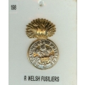 CB 198 - Royal Welsh Fusiliers Bi-Metallic Cap Badge CB 198 - Royal Welsh Fusiliers Bi-Metallic Cap Badge