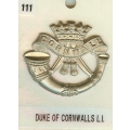 CB 111 - Duke of Cornwall Light Infantry CB 111 - Duke of Cornwall Light Infantry