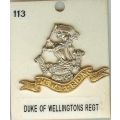 CB 113 - Duke of Wellington's Regiment CB 113 - Duke of Wellington's Regiment
