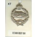 CB 047 Royal Tank Regiment GV1 CB 047 Royal Tank Regiment GV1