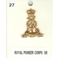 CB 027 - Royal Pioneer Corps CB 027 - Royal Pioneer Corps