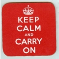 Keep Calm Coaster (in red) Keep Calm Coaster (in red)