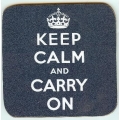 Keep Calm Coaster (in blue) Keep Calm Coaster (in blue)