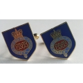 Grenadier Guards Cypher on Shield Cuff Links