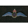 SH 503 RAF Wings Blue on white Metal GV1 SH 503 RAF Wings Blue on white Metal GV1