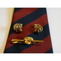 grenadier guards tie cuff link grip set